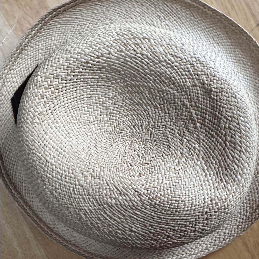 Vintage straw fedora hat for adults or children 60s? - Picture 4 of 5